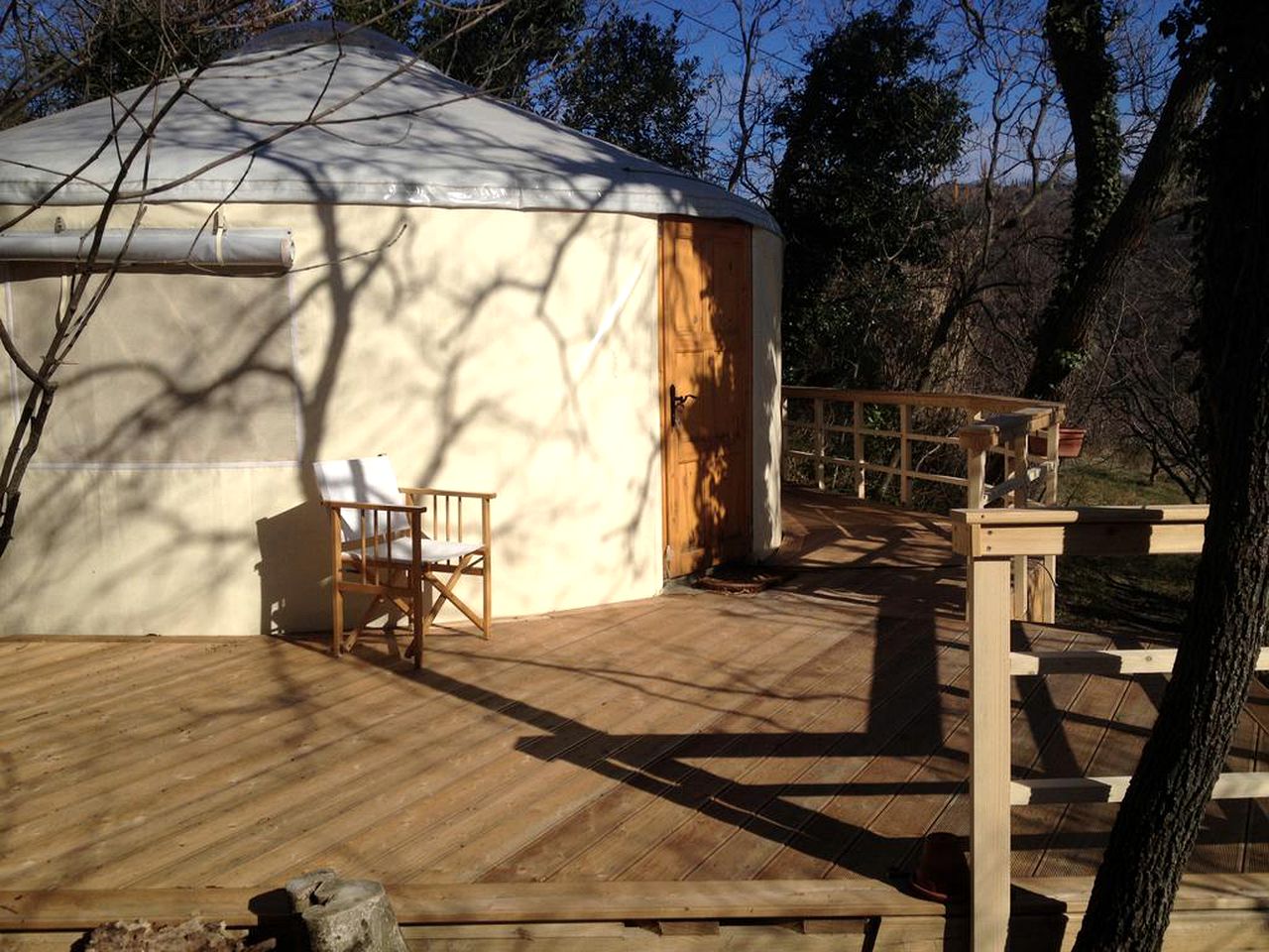 Unique Yurt Accommodation for a Coastal Vacation in Lucija, Slovenia