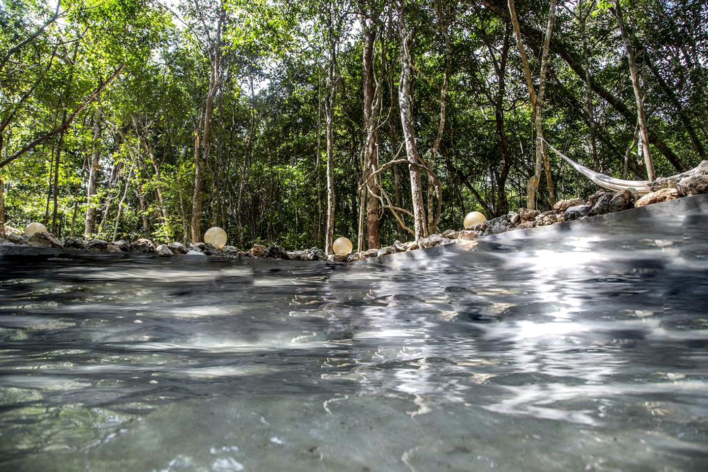 Glamping Hut Rental with Shared Outdoor Pool on the Yucatan Peninsula near Tulum, Mexico