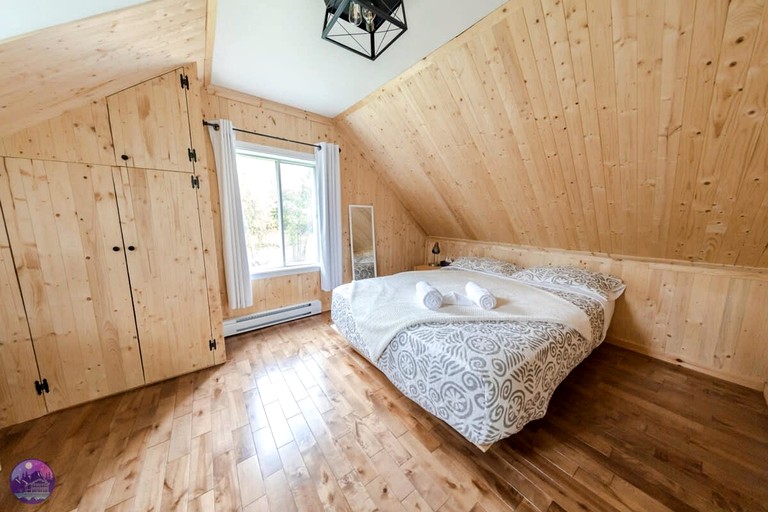 Cabins (Canada, Notre dame de la Merci, Quebec)