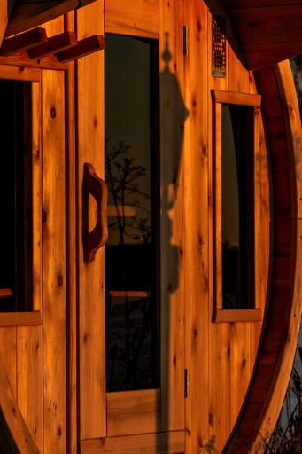 Cabins (Canada, Notre dame de la Merci, Quebec)