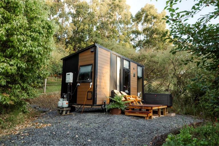 Tiny Houses (New Zealand, Owaka, South Island)