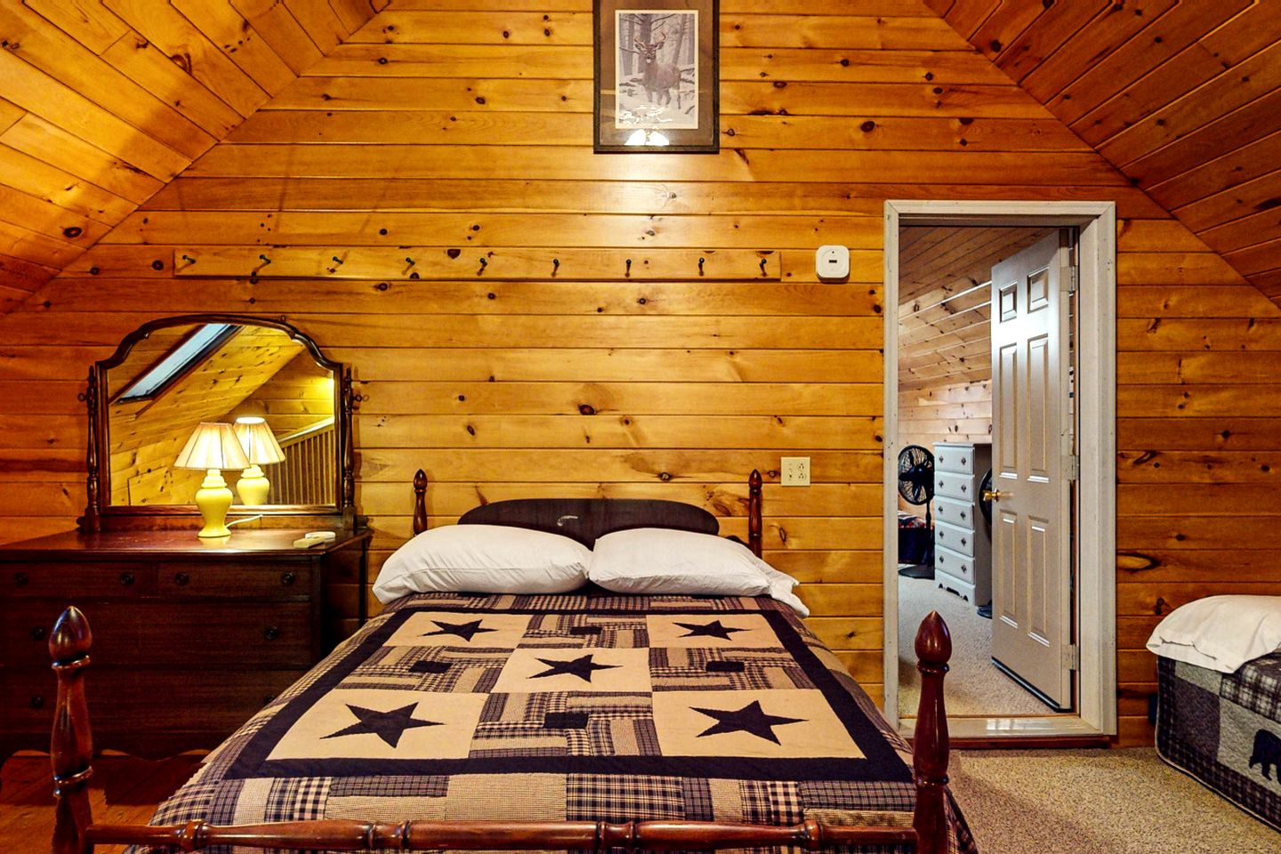 Luminous Wooden Cabin Perfect for Water Activities in Maine