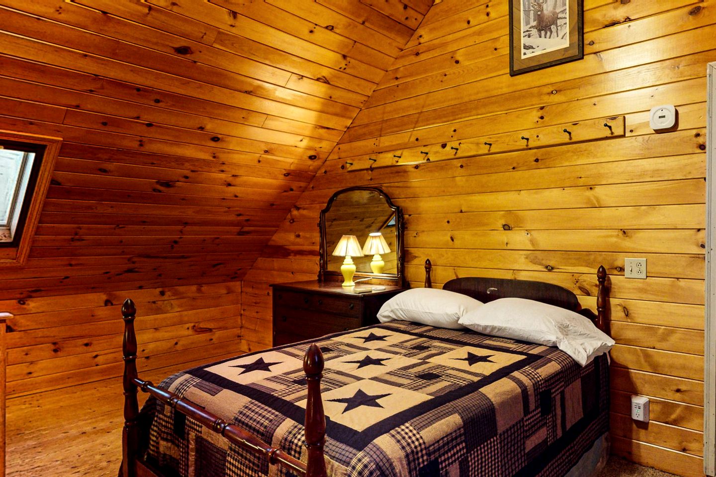 Luminous Wooden Cabin Perfect for Water Activities in Maine