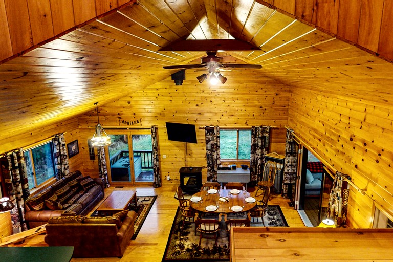 Cabins (United States of America, Lily Bay Township, Maine)