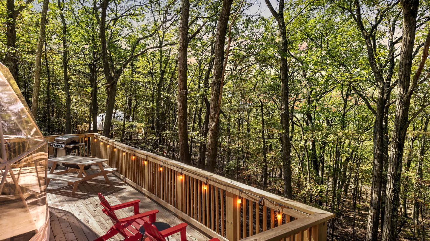 Outstanding Dome with Fire Pit and Hot-tub in Capon Bridge, West Virginia