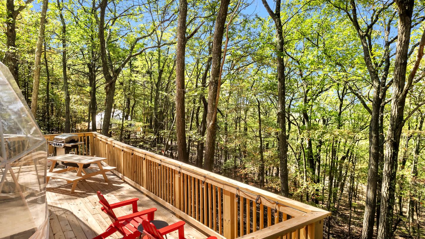 Outstanding Dome with Fire Pit and Hot-tub in Capon Bridge, West Virginia