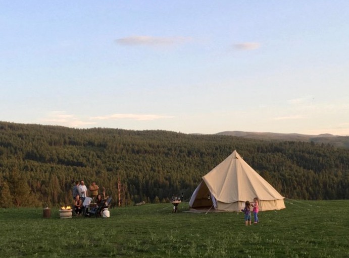 Bell Tents in British Columbia, Canada