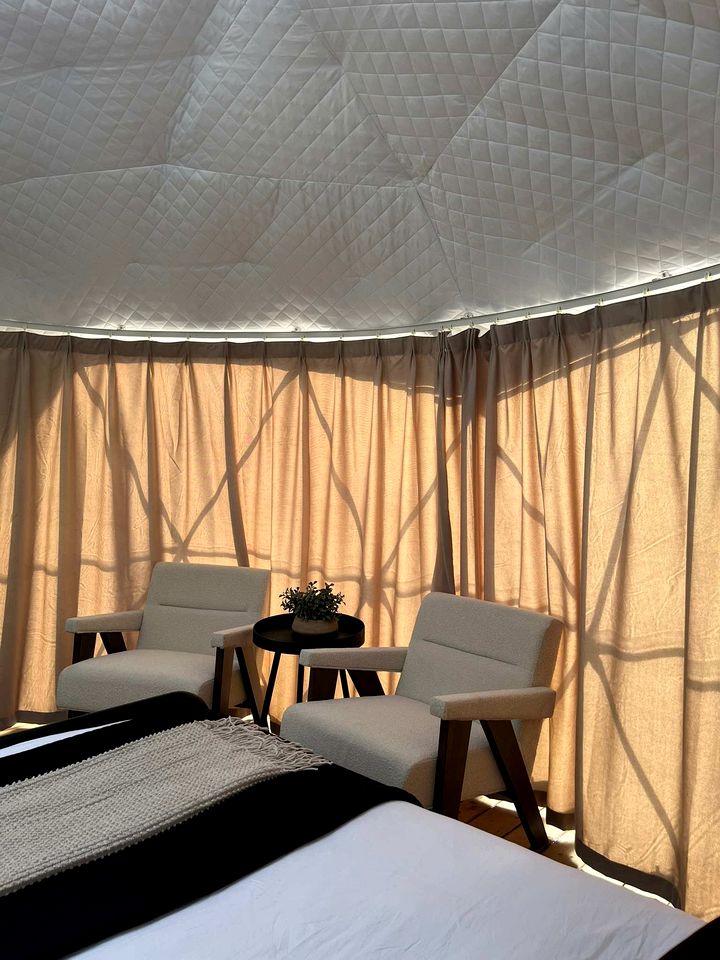 Luxurious Nordic Geodome with Stargazing Skylight near The Grotto in Tobermory, Ontario