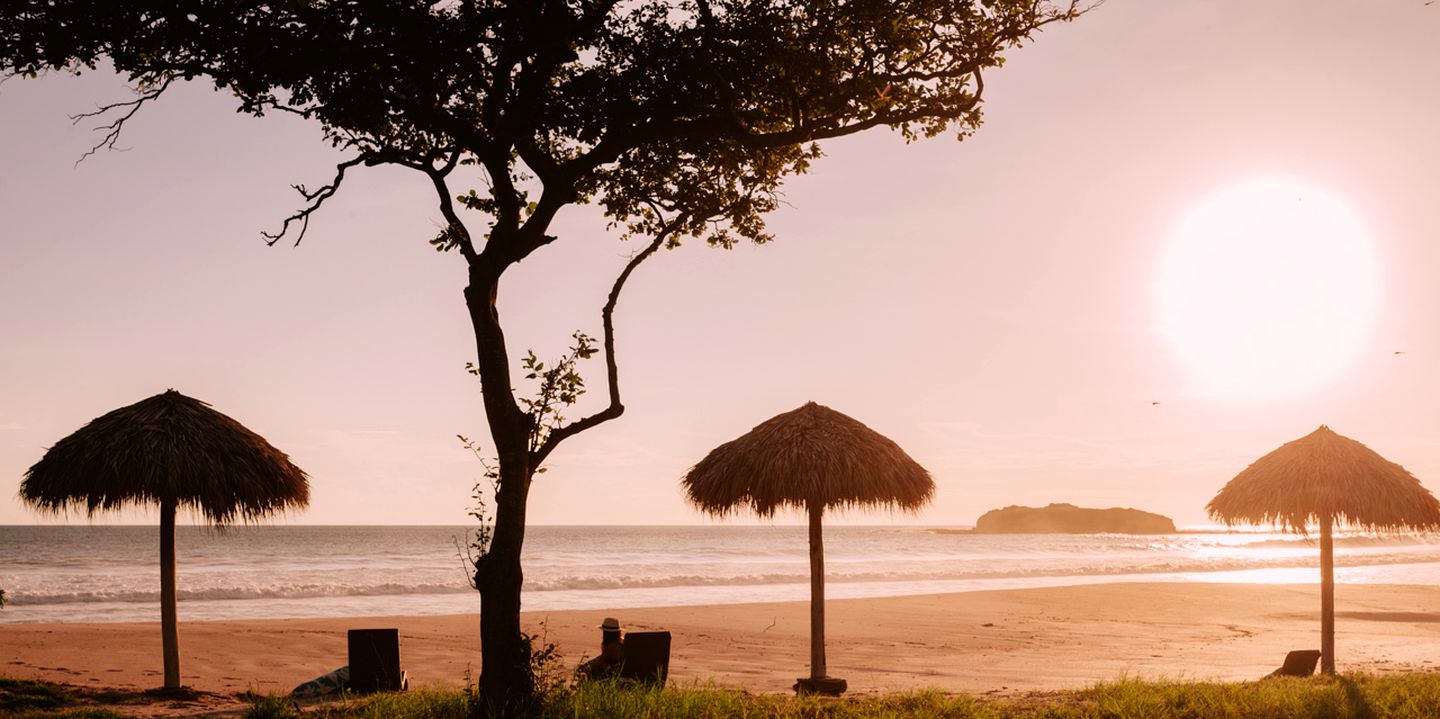 Luxurious Bungalows Settled in the Sand in Southwest Coast of Nicaragua