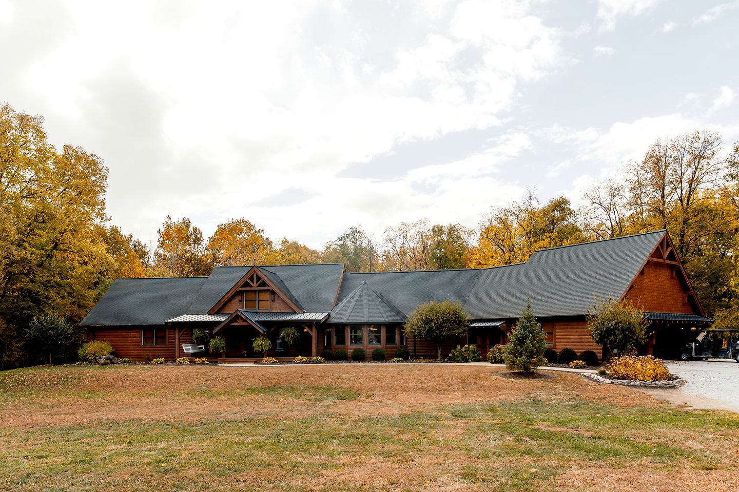 Luxurious Cabin Retreat with Heated Pool and Scenic Creek Views in Wayne Township, IN