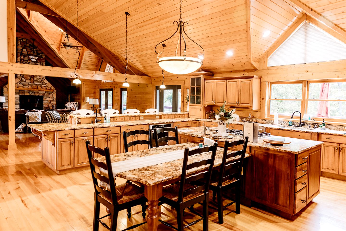 Luxurious Cabin Retreat with Heated Pool and Scenic Creek Views in Wayne Township, IN