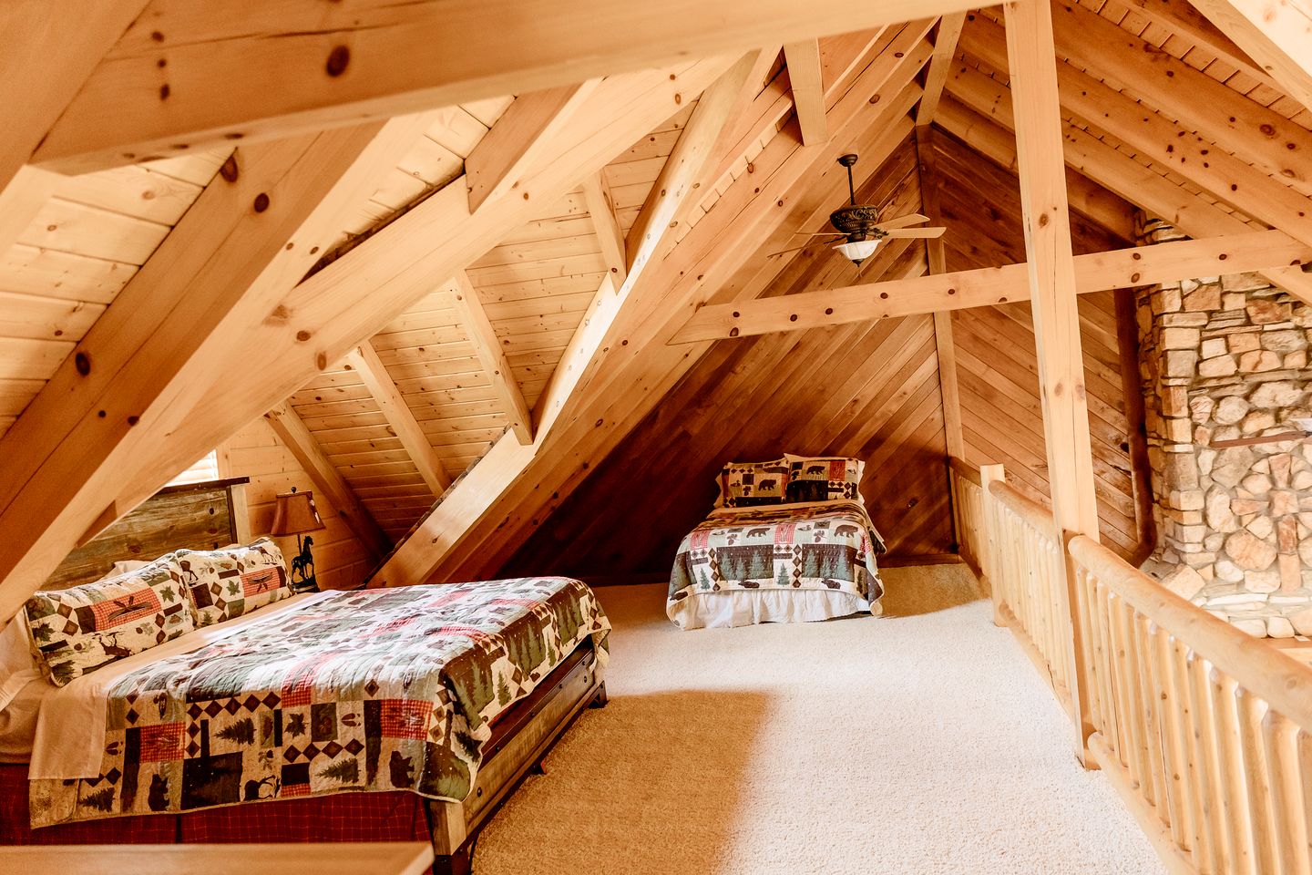 Luxurious Cabin Retreat with Heated Pool and Scenic Creek Views in Wayne Township, IN