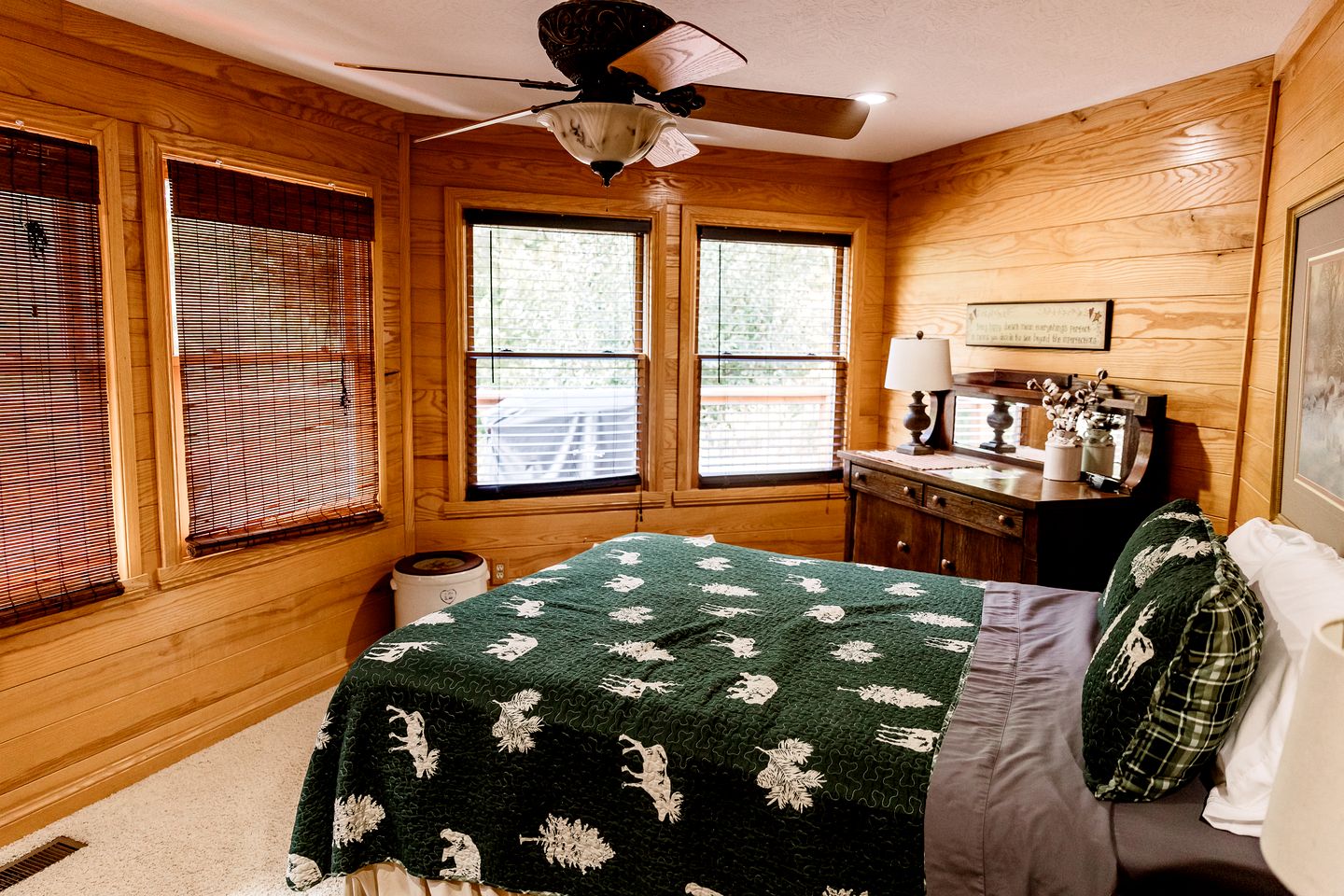 Luxurious Cabin Retreat with Heated Pool and Scenic Creek Views in Wayne Township, IN