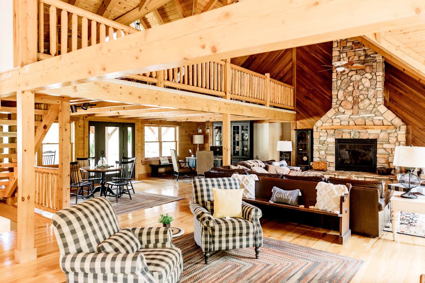Luxurious Cabin Retreat with Heated Pool and Scenic Creek Views in Wayne Township, IN