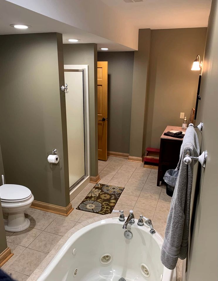 Luxurious Cabin Retreat with Heated Pool and Scenic Creek Views in Wayne Township, IN