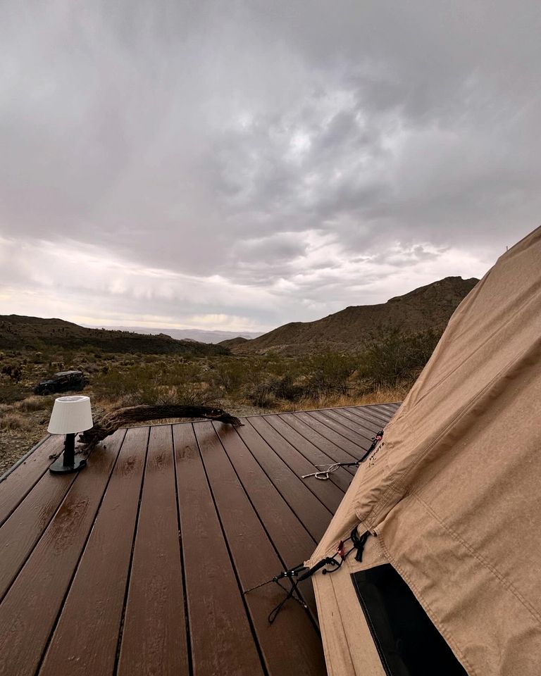 Luxurious and Comfy Bell Tent in the Stunning Nevada Desert
