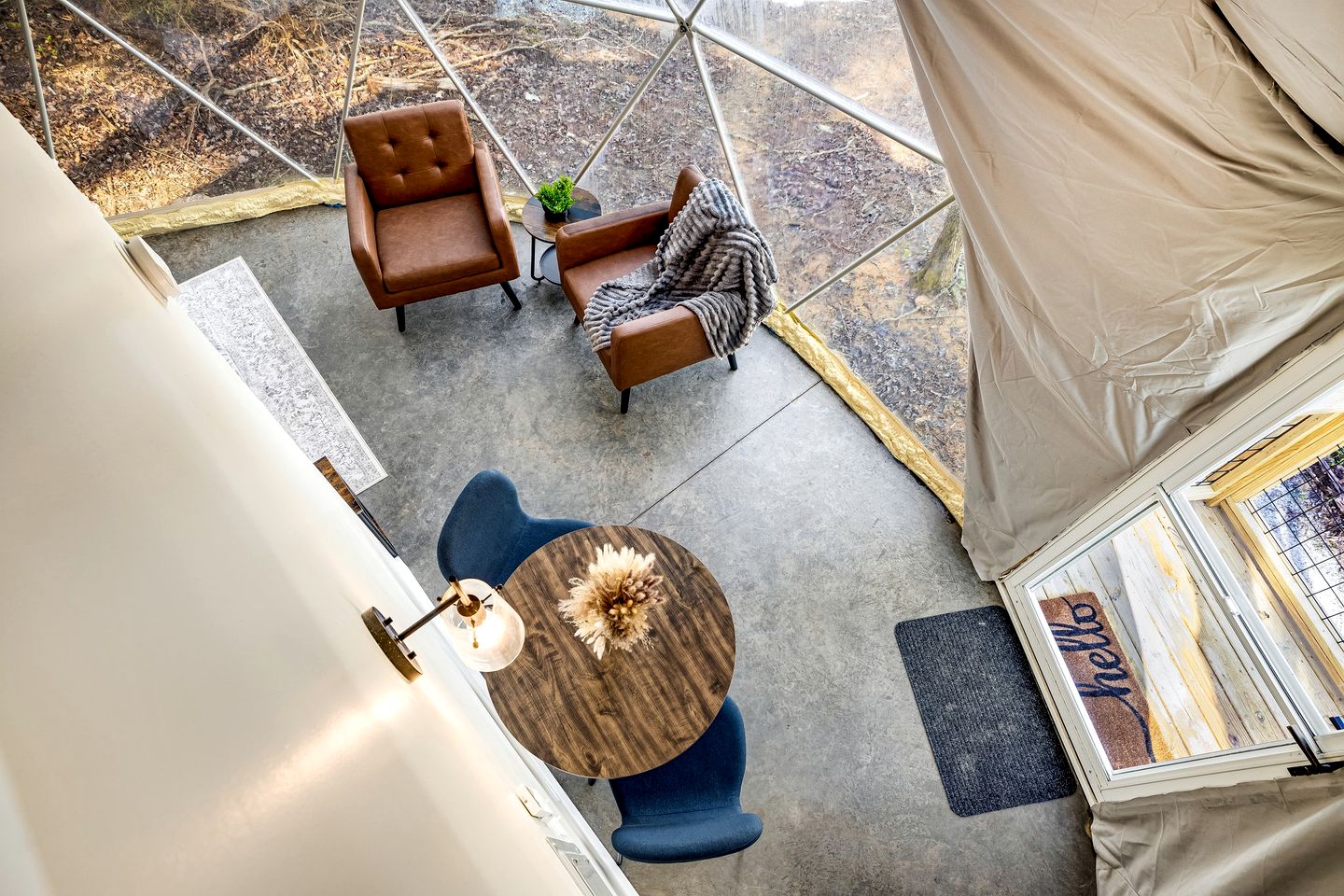 Luxurious Dome Surrounded by Trees for a Relaxing Getaway in the Blue Ridge Mountains in Rosman, North Carolina