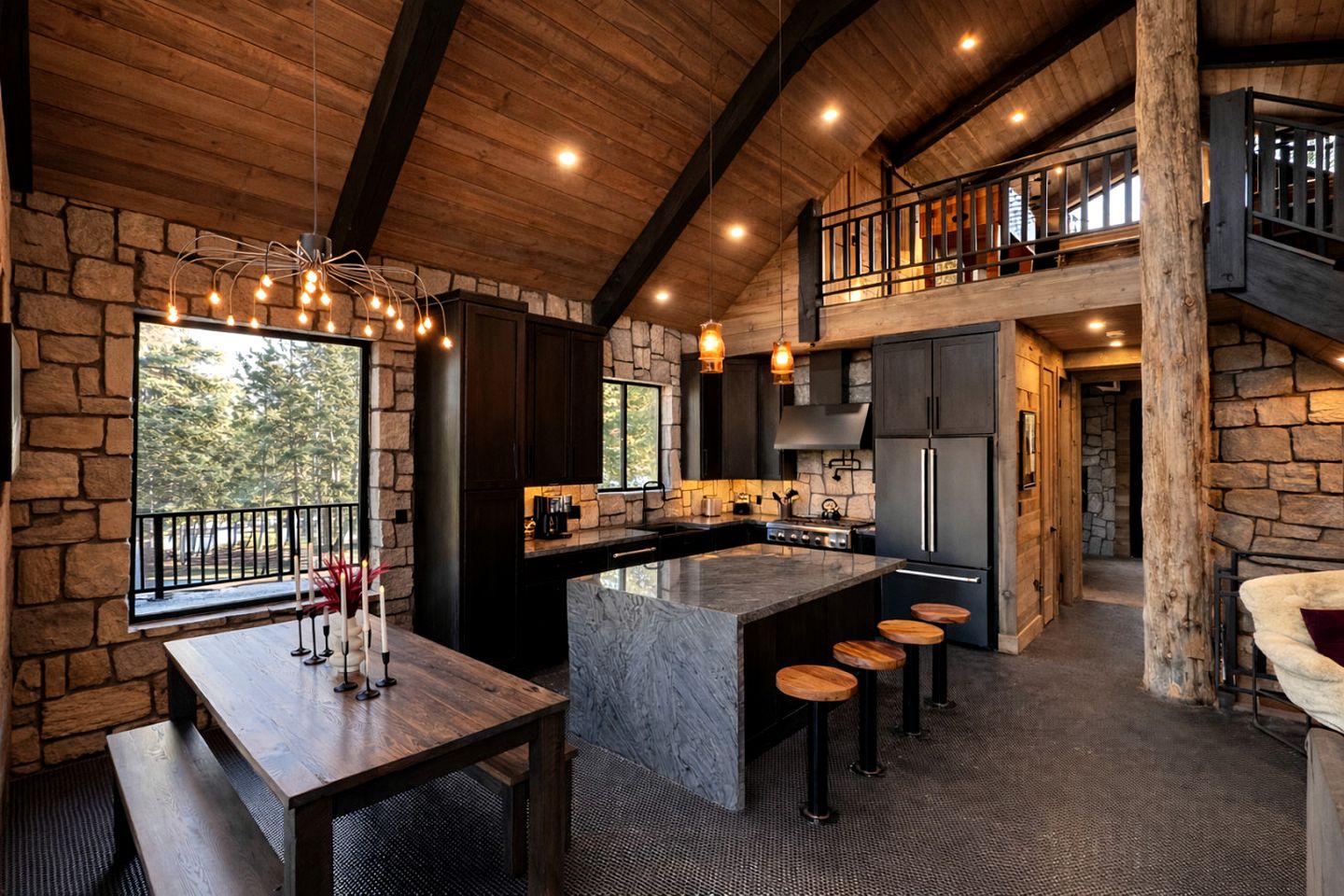 Luxurious Mountain Cabin with Sauna, Hot Tub, and Outdoor Fireplace, Perfect for a Relaxing Weekend Getaway in Utah