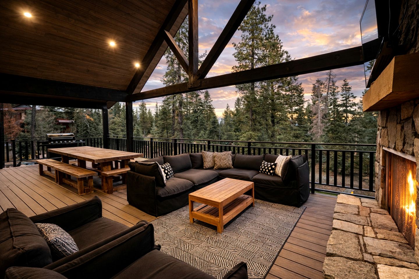 Luxurious Mountain Cabin with Sauna, Hot Tub, and Outdoor Fireplace, Perfect for a Relaxing Weekend Getaway in Utah