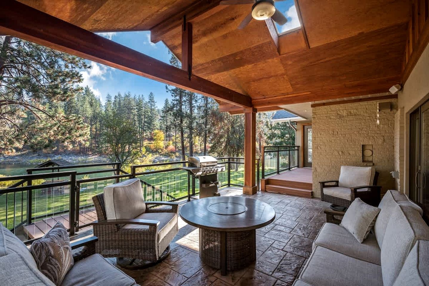 Luxurious, Riverfront Cabin with Panoramic Views of the Spokane River, in Post Falls, Idaho
