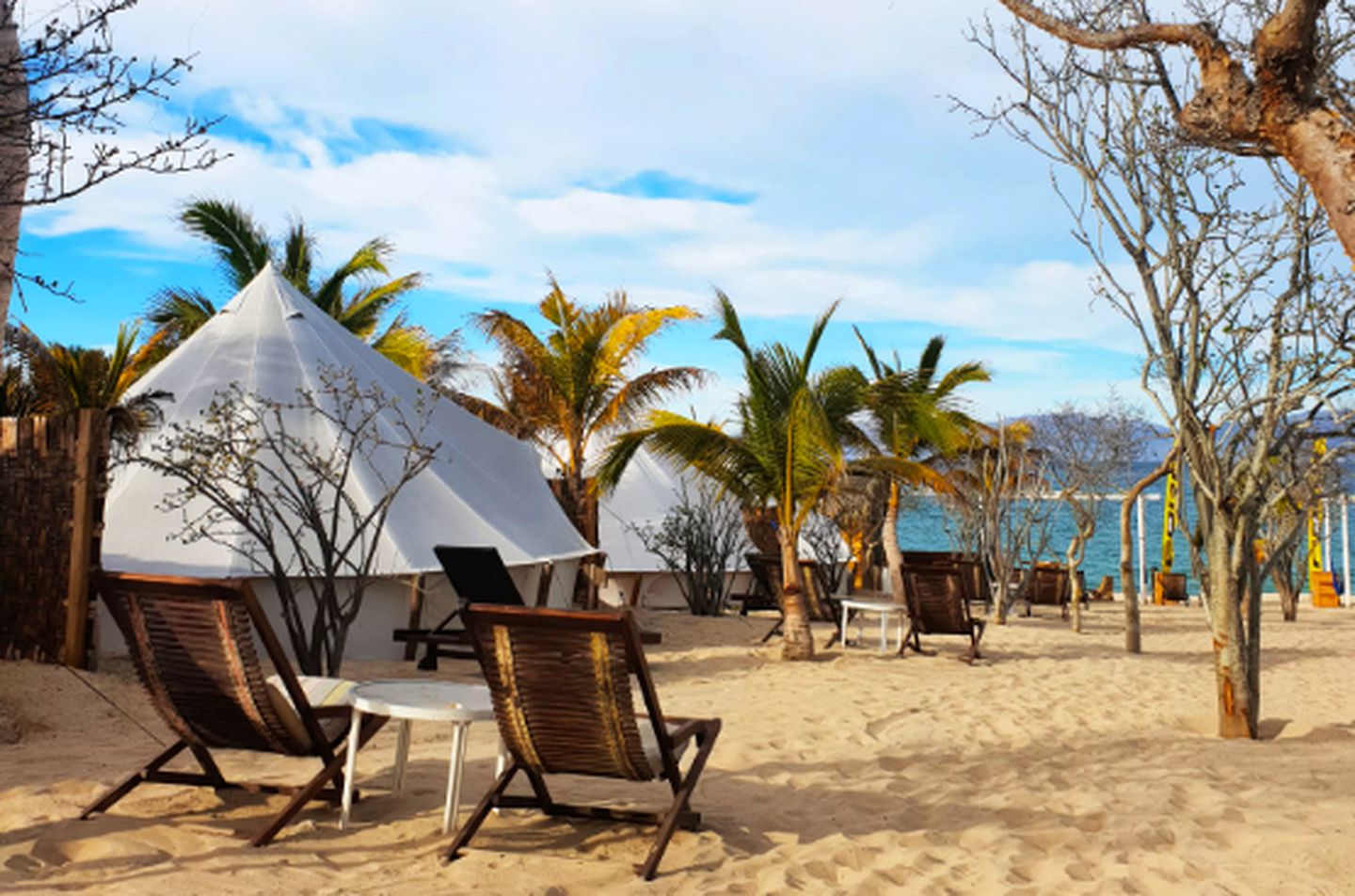 Luxurious Tent Rental at an Oceanfront Glamping Resort near La Paz, Mexico