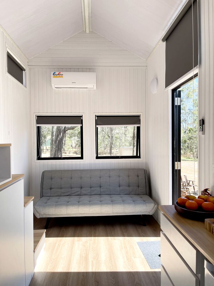 Luxurious Tiny House Loft Surrounded by Plenty of Wildlife and Near the Coast in Queensland, Australia