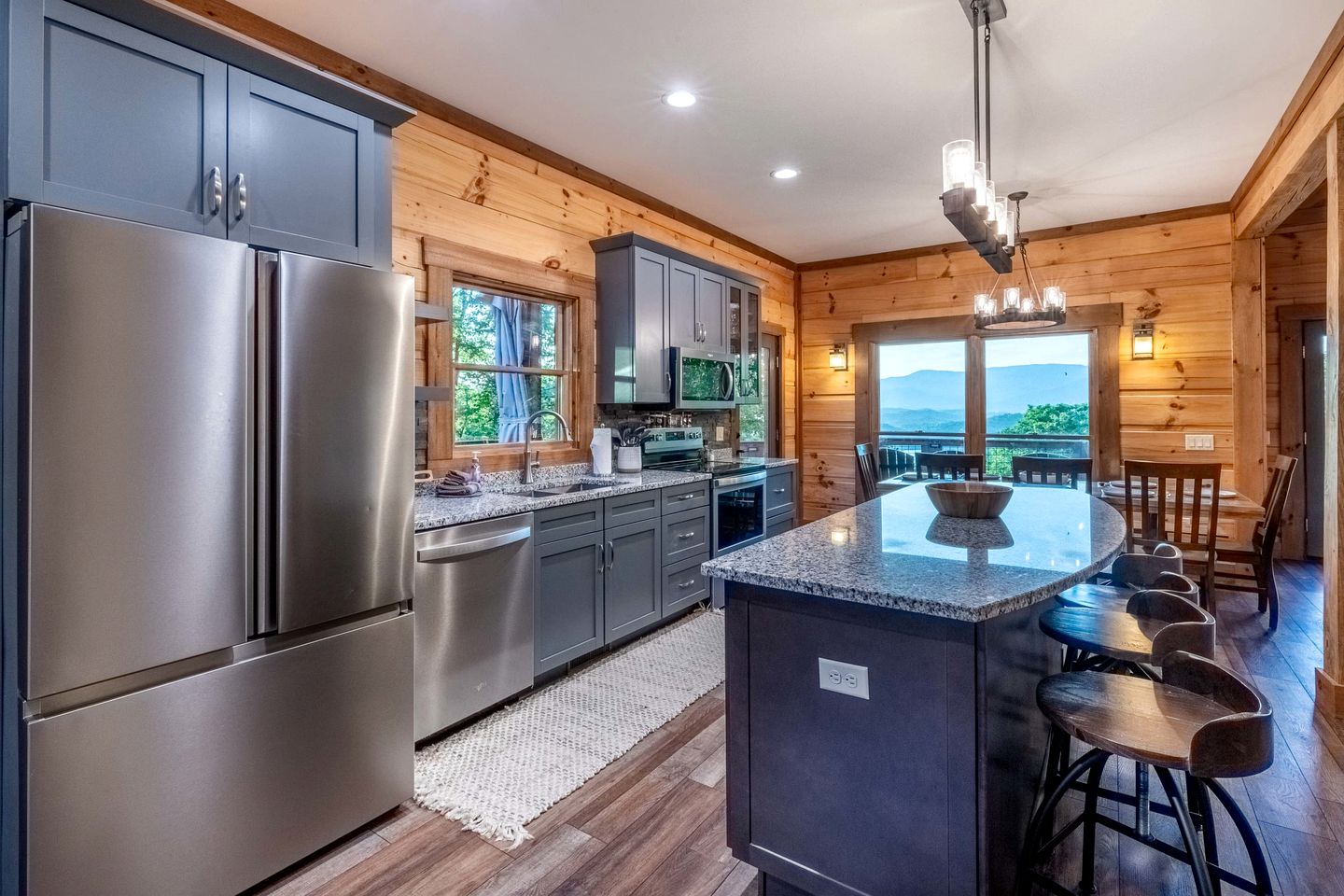 Luxury Lakeview Cabin with Theatre & Game Room near Fontana Lake, Bryson City NC