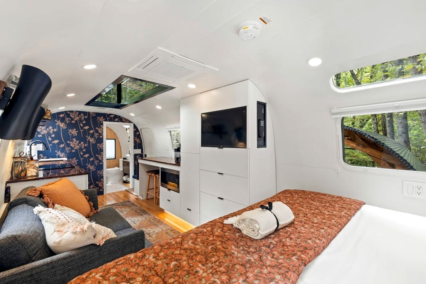Luxury Airstream Rental for Intimate Getaways to Pisgah Forest, North Carolina