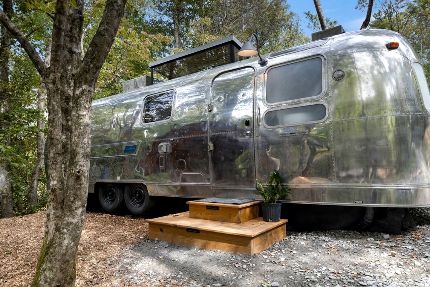 Luxury Airstream Rental for Intimate Getaways to Pisgah Forest, North Carolina