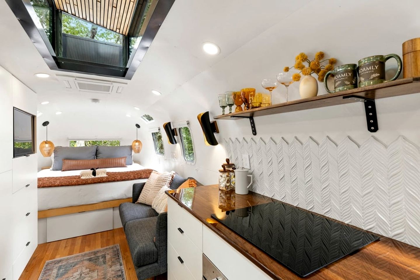 Luxury Airstream Rental for Intimate Getaways to Pisgah Forest, North Carolina