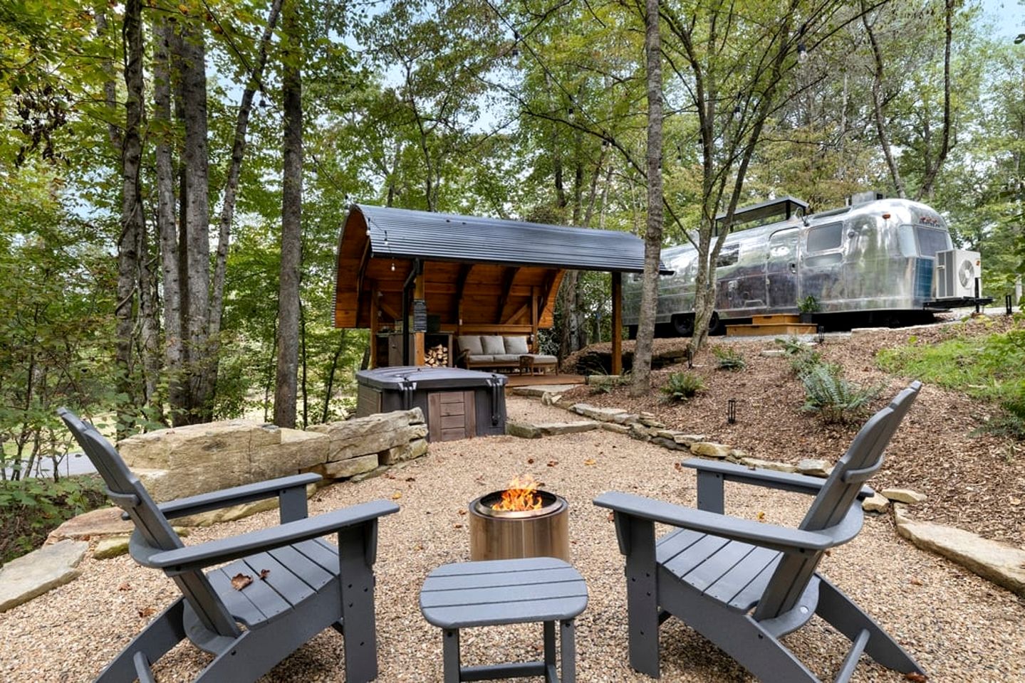 Luxury Airstream Rental for Intimate Getaways to Pisgah Forest, North Carolina