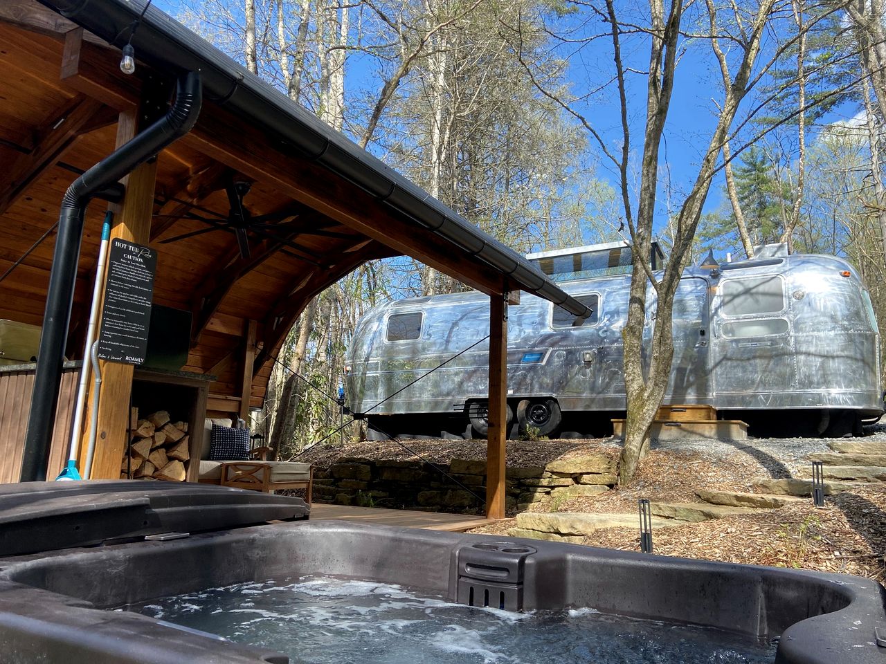 Luxury Airstream Rental for Intimate Getaways to Pisgah Forest, North Carolina