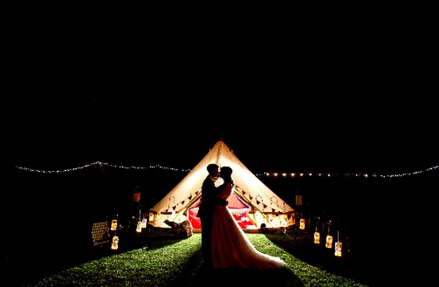 Luxury Bell Tent Rentals for Events along North Norfolk Coast, England