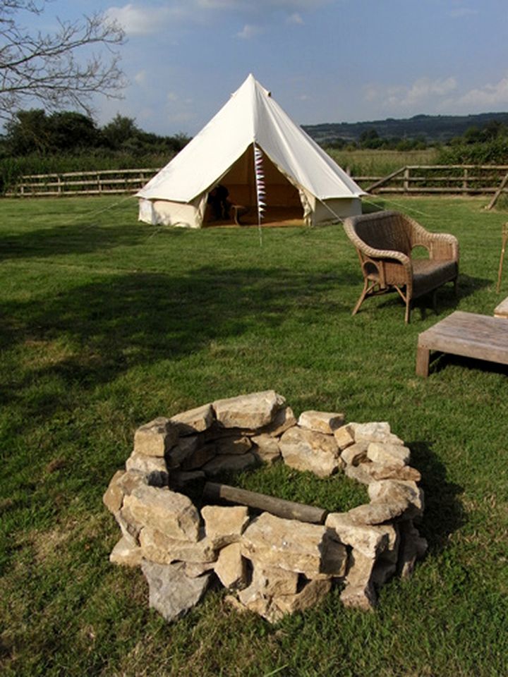 Luxury Bell Tents Ideal for a Romantic Retreat in the Stunning Countryside of Bath, United Kingdom