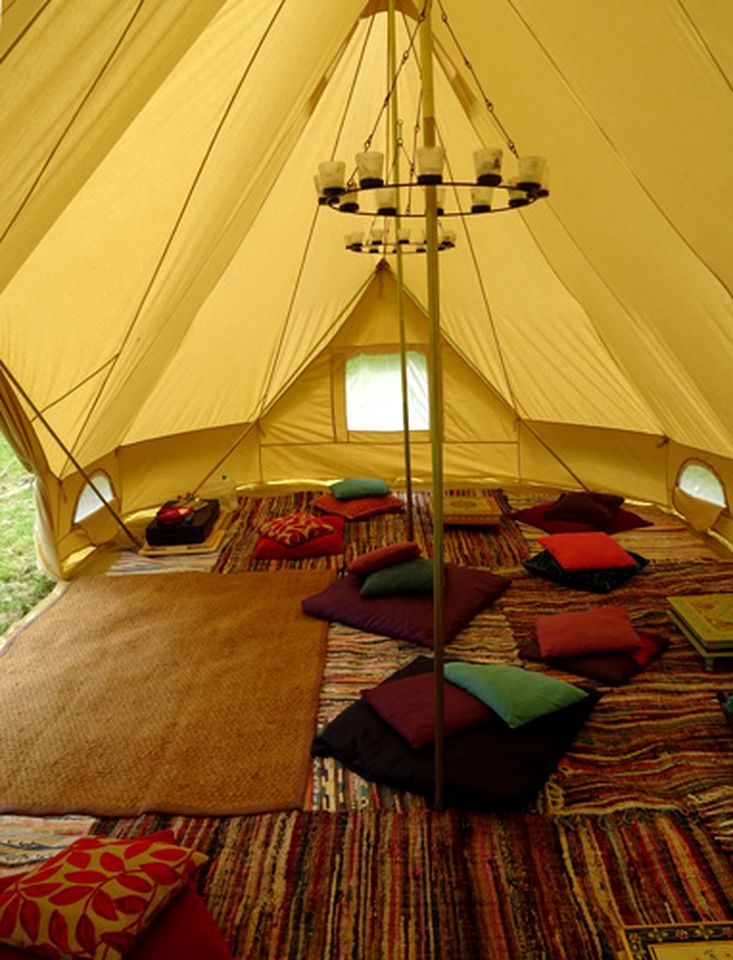 Luxury Bell Tents Ideal for a Romantic Retreat in the Stunning Countryside of Bath, United Kingdom