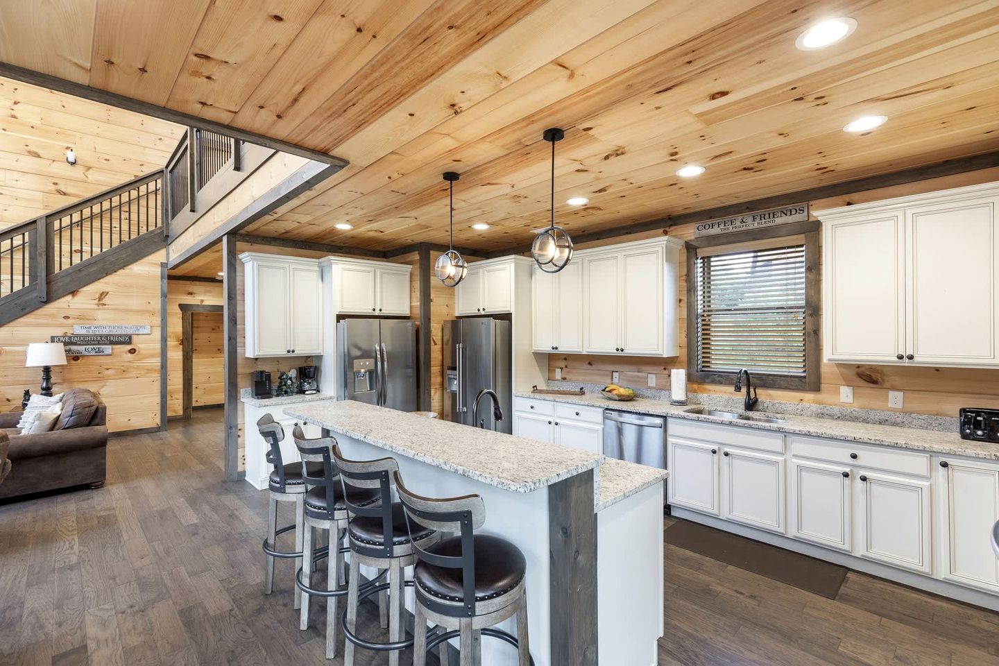 Luxury All-Wood Cabin with Game Room, Theater & Hot Tub near Pigeon Forge & Gatlinburg, Tennessee