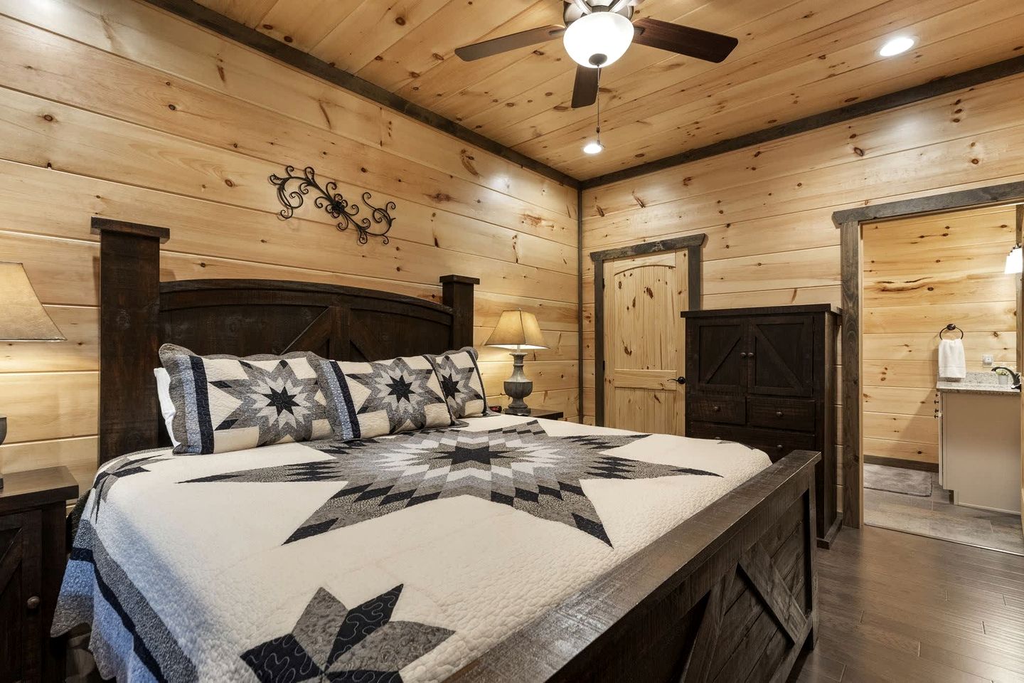Luxury All-Wood Cabin with Game Room, Theater & Hot Tub near Pigeon Forge & Gatlinburg, Tennessee