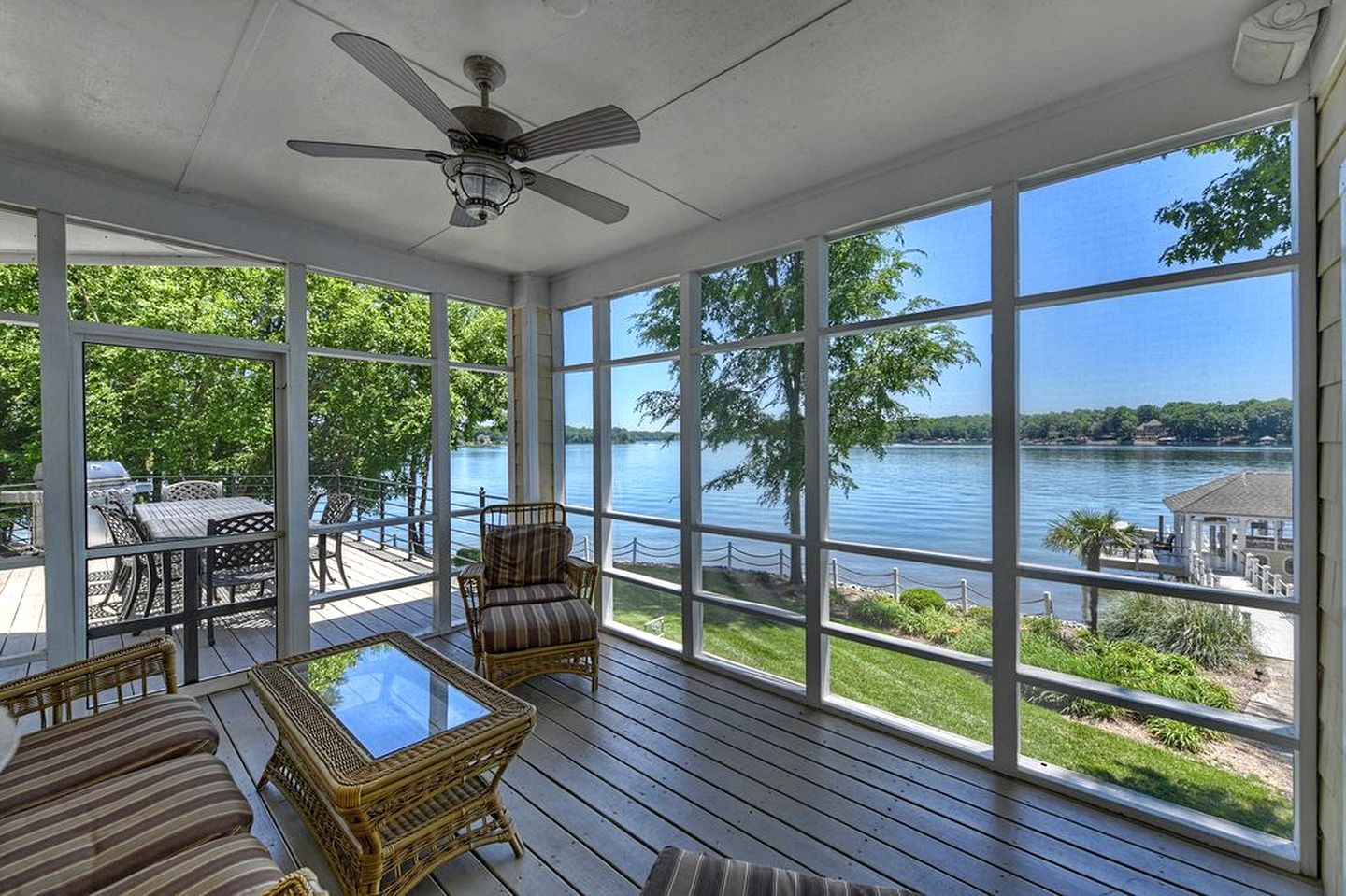Luxury Cabin for Entertaining with an In-House Movie Theater on Lake Norman, North Carolina