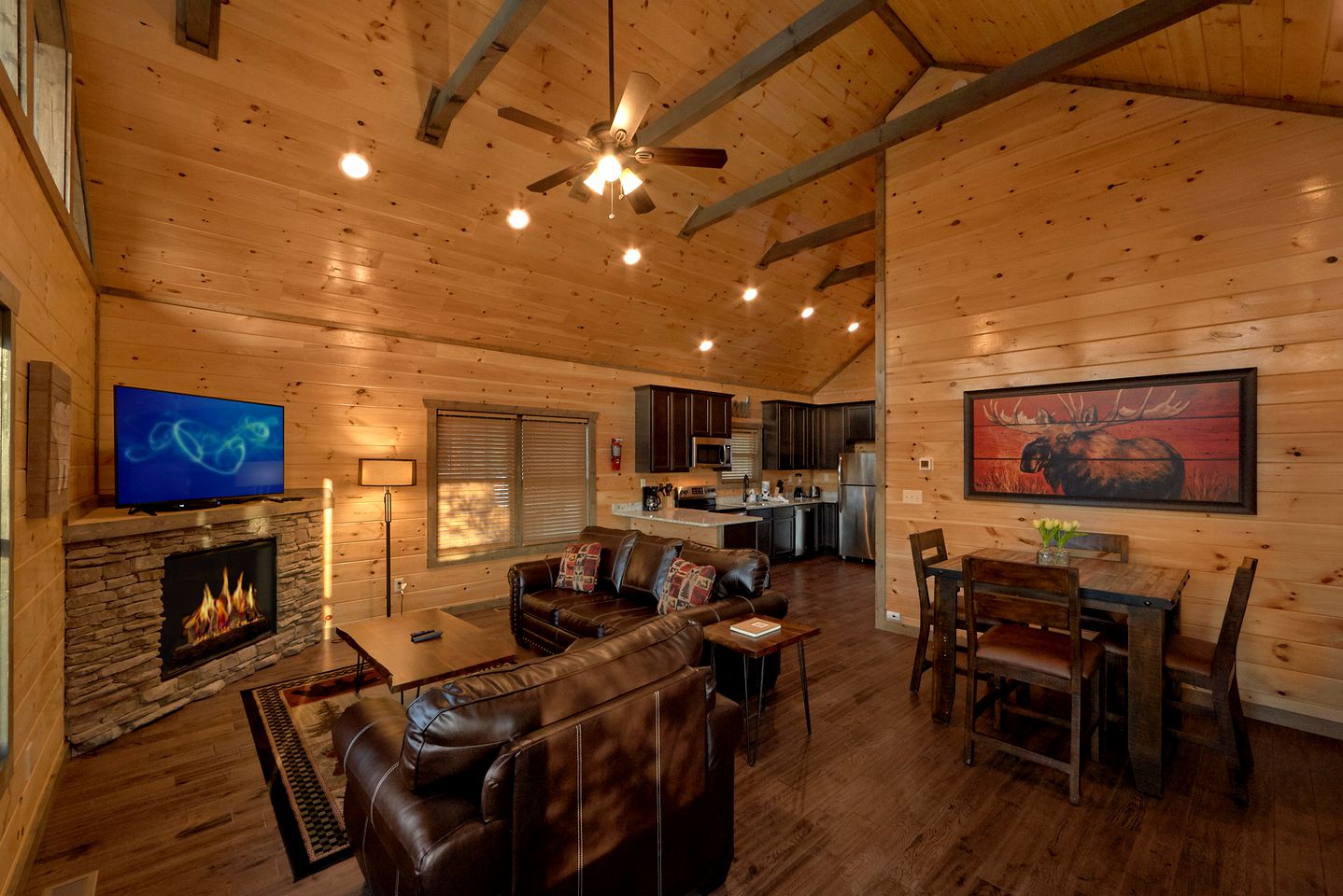 Luxury Cabin Rental with Heated Indoor Pool near Gatlinburg, TN