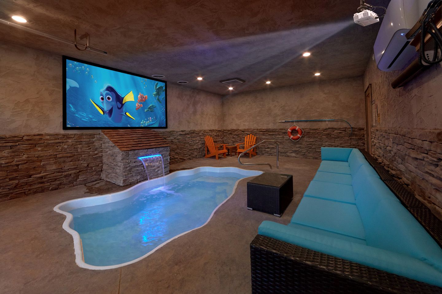 Luxury Cabin Rental with Heated Indoor Pool near Gatlinburg, TN