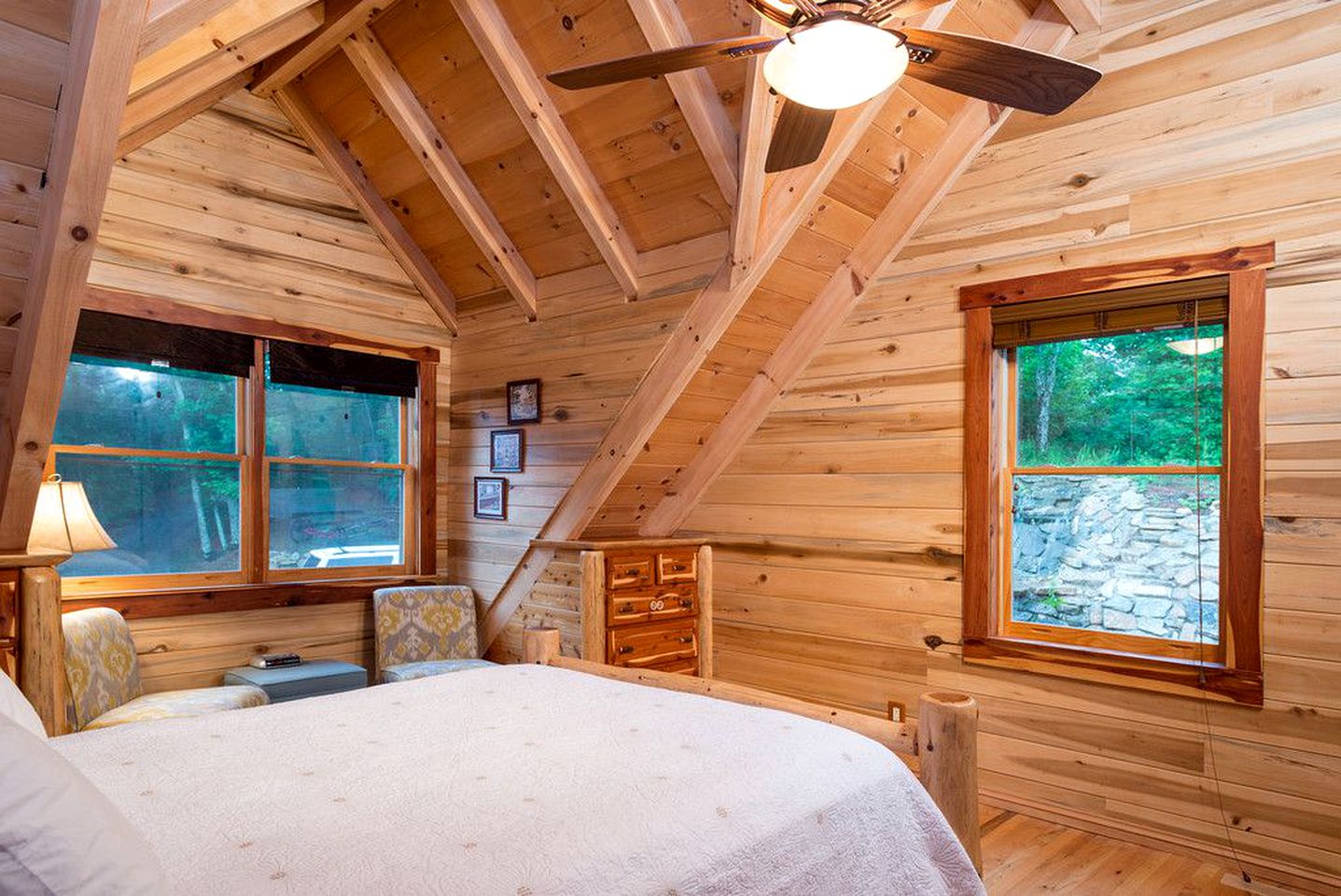 Log Cabin Rental in Mill Spring near Lake Lure, North Carolina