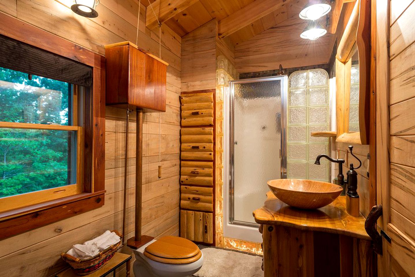 Log Cabin Rental in Mill Spring near Lake Lure, North Carolina