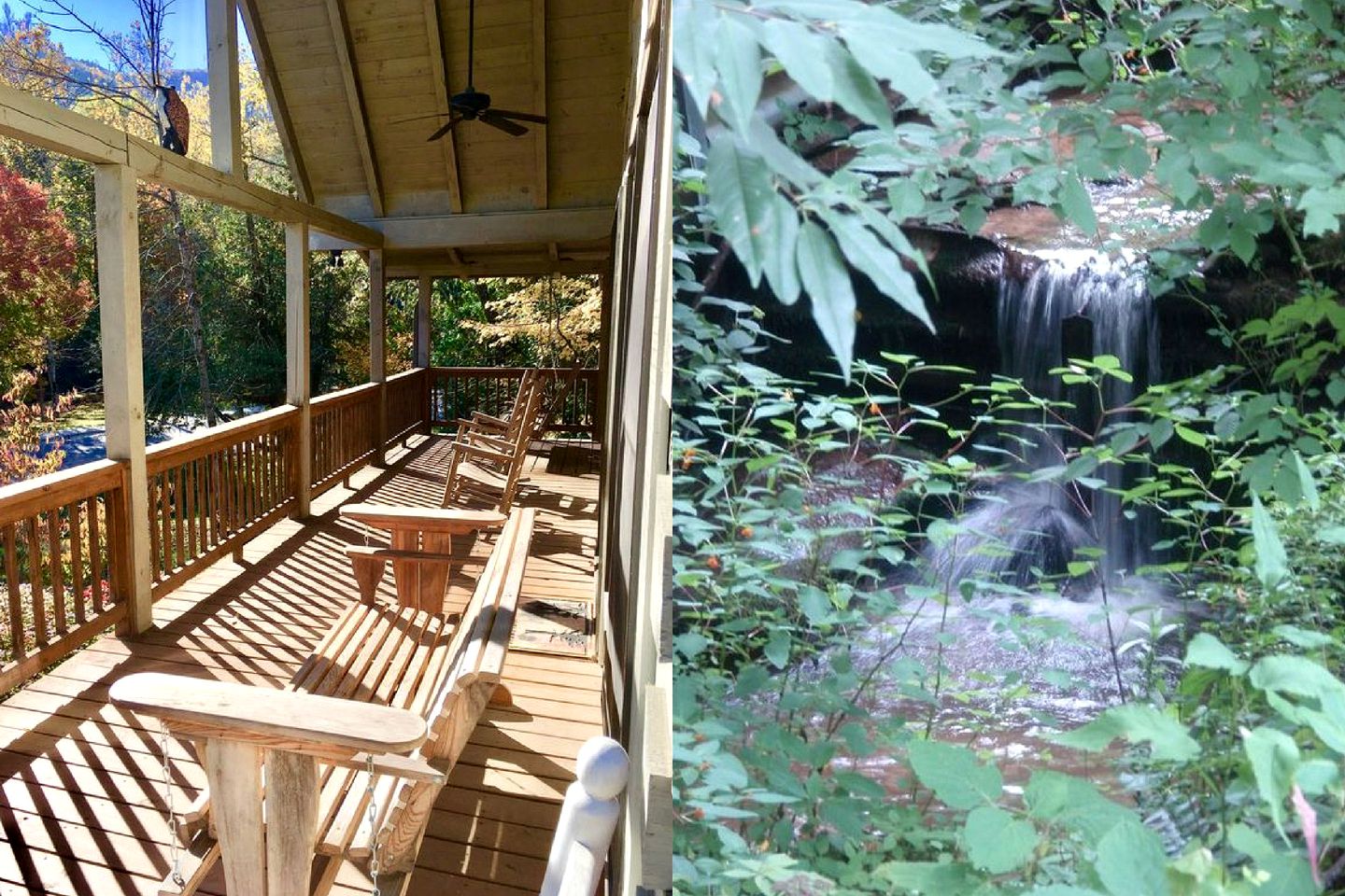 Luxury Cabin Rental With Creek Access in Maggie Valley, North Carolina