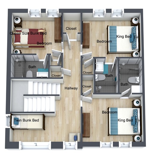 Cabins (United States of America, Pigeon Forge, Tennessee)
