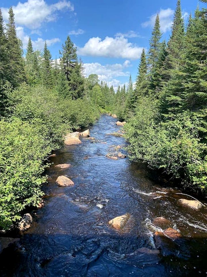 Luxury Cabin with Spa, Sauna, Game Room and Beautiful Outdoor Space in Notre Dame de la Merci, Quebec