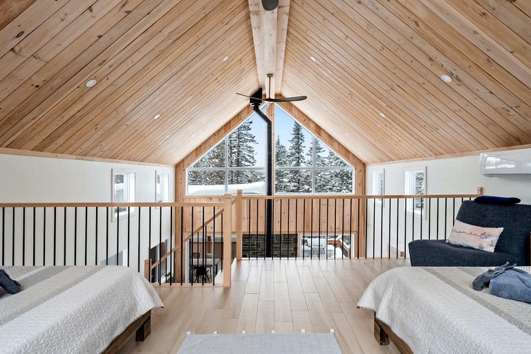 Cabins (Canada, Notre dame de la Merci, Quebec)