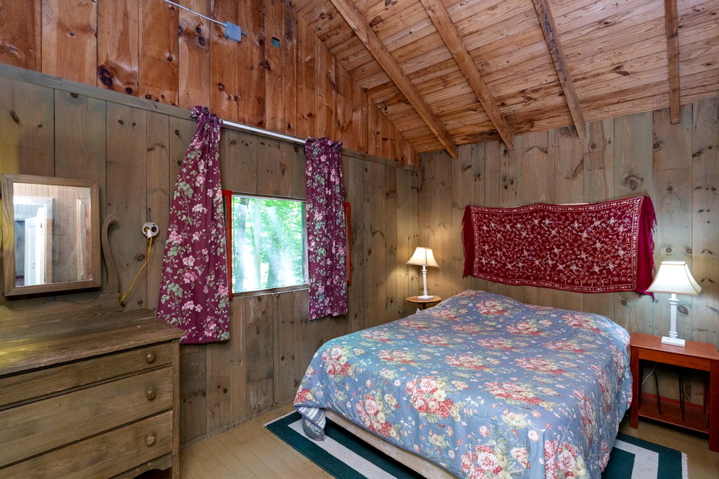 Luxury Camping Cabin with Fireplace near Hanover, New Hampshire