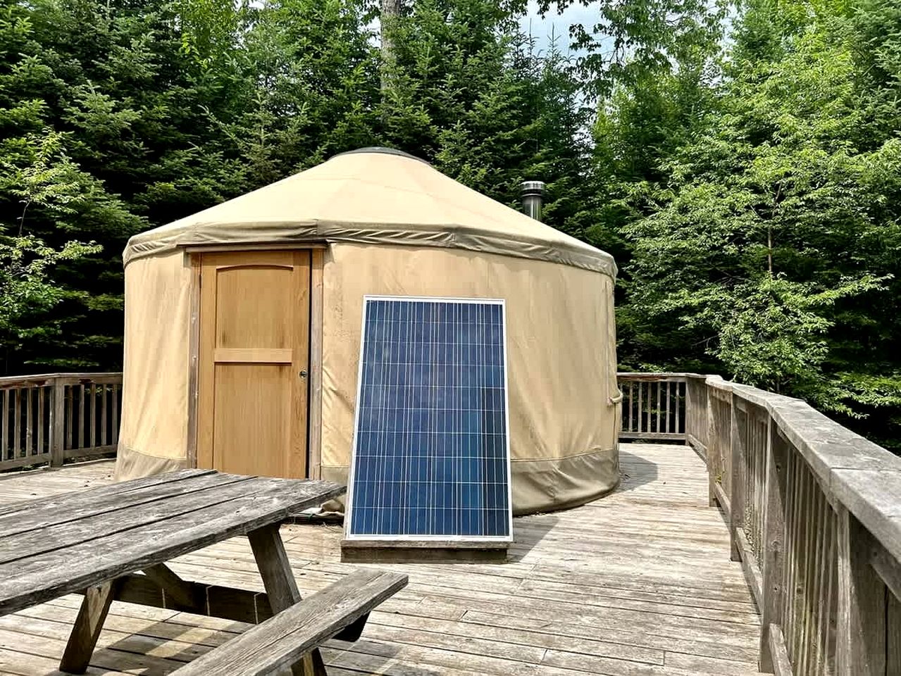 Yurts (Canada, Harrington, Quebec)
