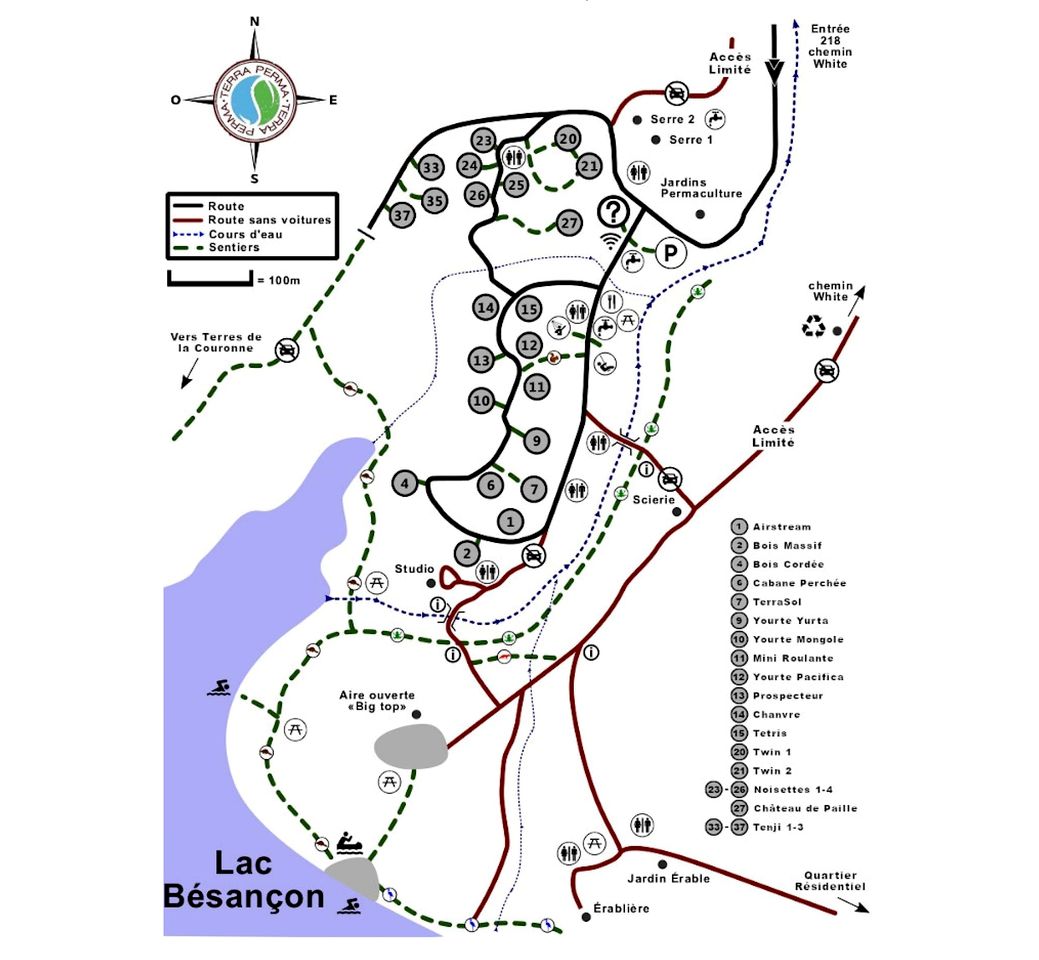 Authentic Yurt Rental at Luxury Camping Site near Mont - Tremblant National Park