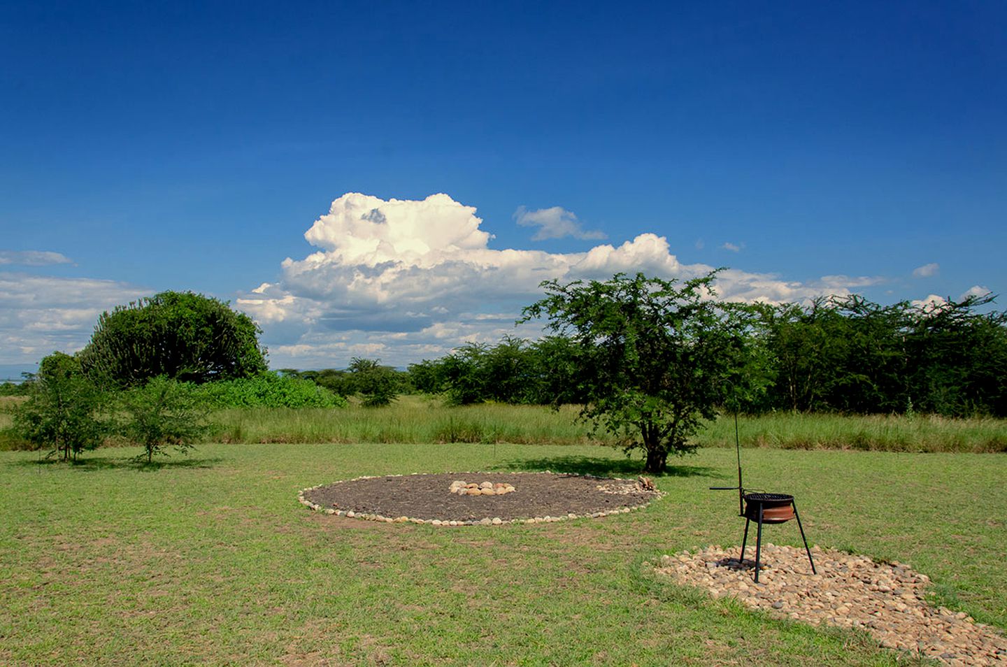 Luxury Camping Safari Tent in Stunning Queen Elizabeth National Park in Uganda